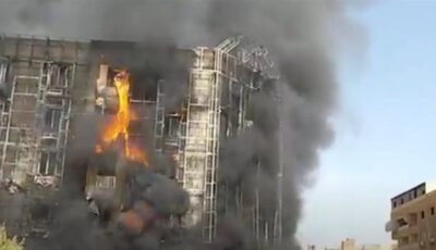 تجديد حبس صاحب محل هدايا في حريق مول أرابيلا بالتجمع