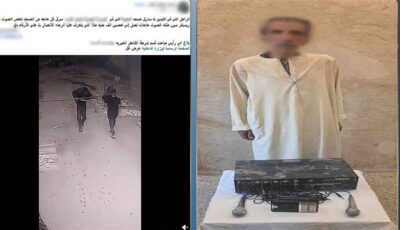 القبض على لص بيوت الله بالقليوبية بتهمة سرقة ميكروفون وراديو وجهاز صوت