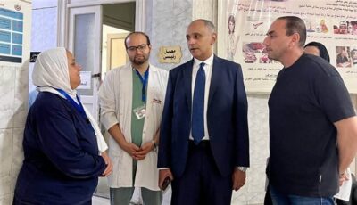 وكيل وزارة الصحة بالإسكندرية يتفقد مستشفى الرمد العام ويطلع على خدماتها التخصصية