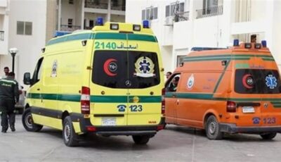 إصابة شخص وطفل بحادث سير بفرشوط في قنا