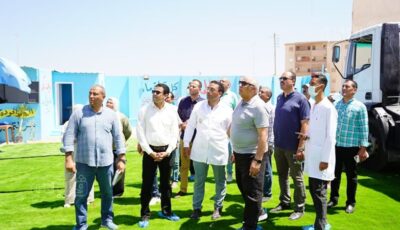 محافظ مطروح يفتتح محطة ذكية لتحلية مياه الآبار لخدمة المصالح الحكومية