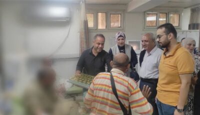 قيادات صحة المنيا تشارك مرضى الغسيل الكلوي فرحة الاحتفال بالمولد النبوي الشريف