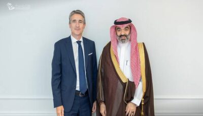 السواحه يبحث في باريس تنمية الكفاءات الوطنية بالأمن السيبراني والتقنيات المتقدمة
