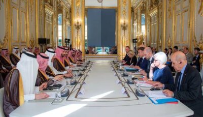 ولي العهد وماكرون يترأسان أول اجتماعات مجلس الشراكة الاستراتيجية في الإليزيه