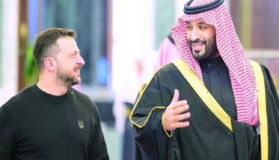 ولي العهد والرئيس الأوكراني يبحثان مجالات التعاون المشترك وسبل تطويرها