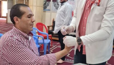 تجميع 1341 كيس دم ضمن مبادرة «100 مليون صحة» بالغربية