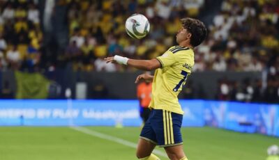 الدوري السعودي، النصر يتقدم على الفتح 2-0 في الشوط الأول