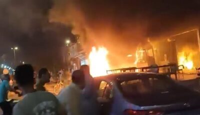مصرع 3 أشخاص وإصابة 7 آخرين في حريق بمدينة الحلة بالعراق (فيديو)