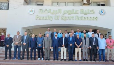 رئيس جامعة المنصورة يترأس اجتماع مجلس كلية علوم الرياضة