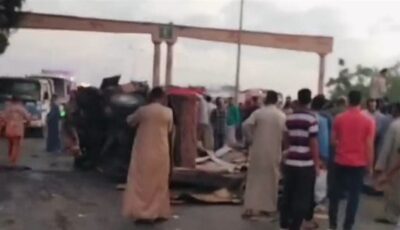 أسماء ضحايا ومصابي حادث طريق كفر داوود في المنوفية