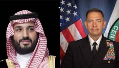 المشهد اليمني – بن سلمان يبحث مع قائد القوات المركزية الأمريكية خيارات تعزيز الأمن الإقليمي… هل اقتربت نهاية الحوثي؟