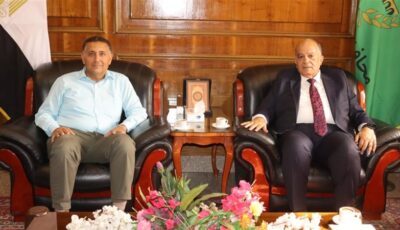 محافظ القليوبية يلتقي رئيس “نهضة مصر” لمتابعة منظومة النظافة بشبرا الخيمة والخصوص