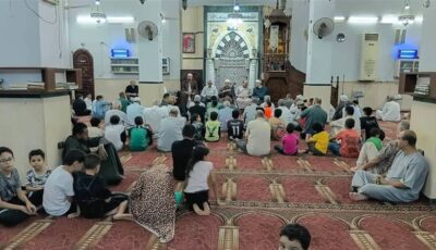 أوقاف الإسماعيلية تحتفل بالمولد النبوي في مسجد الرحمن بقرية نفيشة