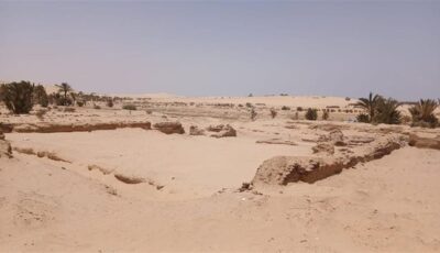 الكشف عن بقايا خان طريق بمدينة «عسيلة» بشمال سيناء على الدرب السلطاني