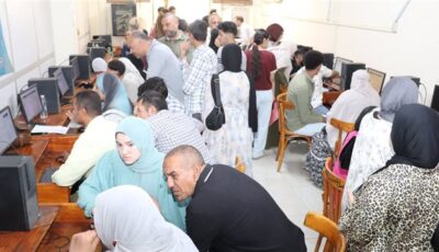 جامعة سوهاج تستقبل طلاب الثانوية العامة لتسجيل رغبات المرحلة الثانية