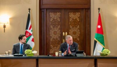 الملك لوفد من الكونغرس: ضرورة التوصل إلى تهدئة شاملة في المنطقة
