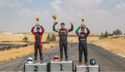 الحموي وحداد يتوجان بلقبي السينيور والجونيور في الجولة الرابعة للكارتينغ