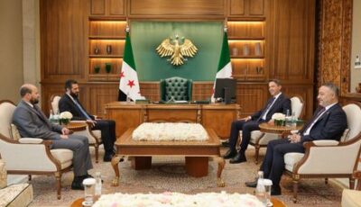 الشرع يستقبل وزيرا تركيا بعد يوم من التصعيد الإسرائيلي ضد البلدين