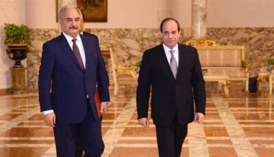 الرئيس السيسي يستقبل المشير خليفة حفتر