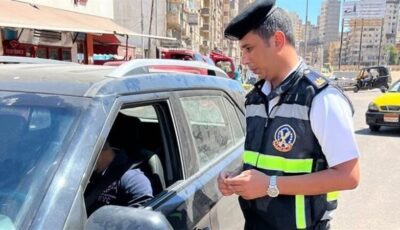 ضبط 114 ألف مخالفة مرورية و3 ملايين جنيه في قضايا عملات أجنبية خلال 24 ساعة