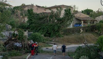 إعصار يضرب جنوب غرب فرنسا ويصيب 41 شخصا ويلحق أضرارا بمئات المنازل
