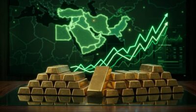 مؤشر الذهب يقفز الى 0.61% والأوقية تلامس 4380 دولارا وسط حالة ترقب بالأسواق العالمية