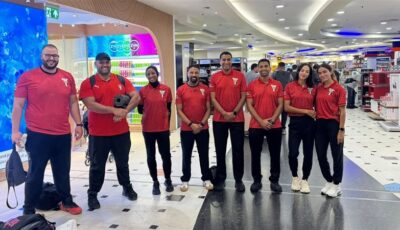 بعثة ألعاب القوى تغادر إلى إيطاليا للمشاركة في دورة ألعاب البحر المتوسط