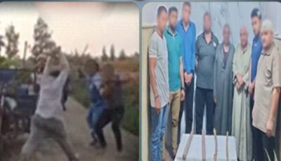 مشاجرة بالعصي في البحيرة بسبب خلاف على قطعة أرض زراعية والأمن يضبط المتهمين