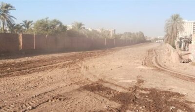 رفع المخلفات وتسوية طريق السفير بدر عبد العاطي ورصف شارع الجامعة بأسيوط