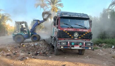 محافظ قنا: رفع 102 طن مخلفات في حملات للنظافة والتطهير بقوص وفرشوط