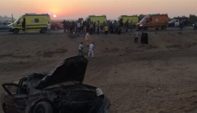 أمن الإسماعيلية يتحفظ على قائدي السيارتين المتسببتين في حادث الدواويس
