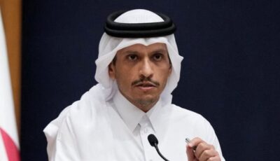 رئيس وزراء قطر ينقل تحيات الأمير تميم إلى السيسي ويؤكد الحرص على تطوير العلاقات مع مصر