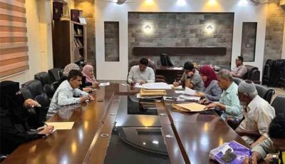 المشهد اليمني – الشيخ عثمان: فتح مظاريف مناقصة مشروع مبنى الهجرة والجوازات بحضور قيادة السلطة المحلية