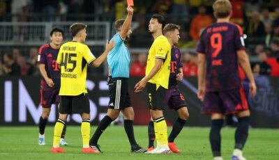 كلاسيكو عربي.. بن سبعيني يتعرض للطرد بسبب الصيباري
