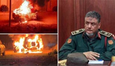المشهد الدولي – اغتيال رئيس الاستخبارات العسكرية في شرق ليبيا بانفجار عبوة ناسفة عقب خروجه من أداء صلاة العشاء