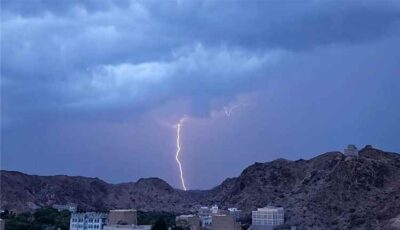 المشهد اليمني – موجة صواعق رعدية تودي بحياة أربعة أشخاص في 3 محافظات