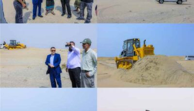 المشهد اليمني – المحافظ الرباش يوجّه بمباشرة وإعداد الدراسات الفنية لإدخال الخدمات إلى منطقة العلم