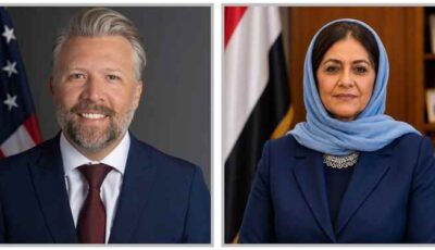 المشهد اليمني – سفيرة اليمن بواشنطن تبحث مع مسؤول أمريكي تعزيز المساعدات ومواجهة التحديات الإنسانية