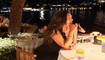 ياسمين صبري تظهر بلوك مسائي أنيق
