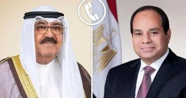 خلال اتصال هاتفى مع أمير الكويت.. الرئيس السيسى يجدّد إدانة مصر القاطعة للاعتداءات الإيرانية على دولة الكويت الشقيقة.. ويؤكد: تمثل انتهاكًا صارخًا للقانون الدولي وتصعيدًا خطيرًا