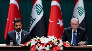 الرئيس أردوغان: أمن العراق من أمن تركيا ونسعى لمنطقة يسودها السلام والاستقرار بدلاً من الحرب