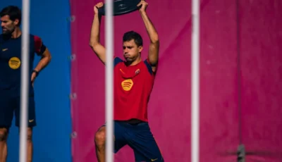 غياب وحيد في مران برشلونة قبل مواجهة بلباو