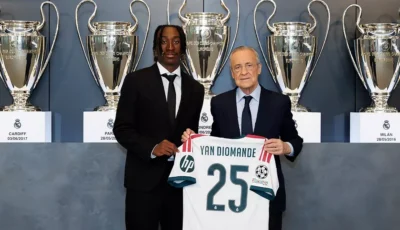 صور : ريال مدريد يقدم صفقته الجديدة يان ديوماندي