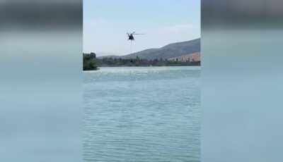 Adıyaman’da çıkan orman yangınına müdahale ediliyor
