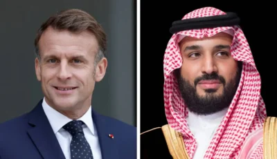 ولي العهد يتلقى اتصالاً هاتفياً من الرئيس الفرنسي.. بحثا مستجدات المنطقة وأمن الملاحة البحرية