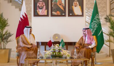تنسيق سعودي قطري لخفض التصعيد واحتواء التوتر بالمنطقة