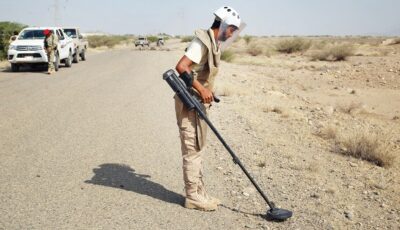 «مسام» ينتزع 5,287 لغمًا وذخيرة وعبوة ناسفة من اليمن خلال أسبوع