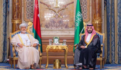 ولي العهد وسلطان عُمان يبحثان الحفاظ على أمن واستقرار المنطقة