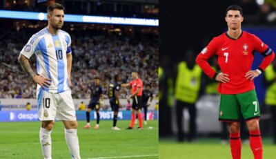 وجه ضربة لكريستيانو رونالدو في فيديو اعتزاله الدولي .. ليونيل ميسي يتباهى بإنجازاته بطريقة خاصة